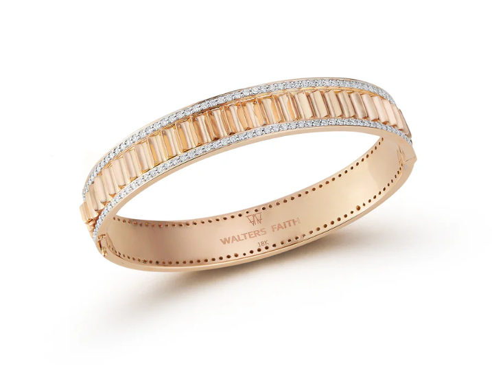 Roségold Armband Armband 18KGF Rose Gold Filled, Massiv, 6mm, Damen 2XL 80mm - Eleganter Bangle Ohne Stein Rose Gold Armband 80mm 2XL - Foto 9