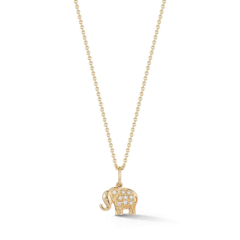 Mini Elephant Charm Necklace