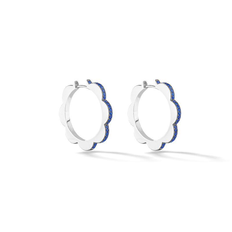 Medium Triplet Hoop Earrings