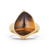 Tiger's Eye Cubed Ring