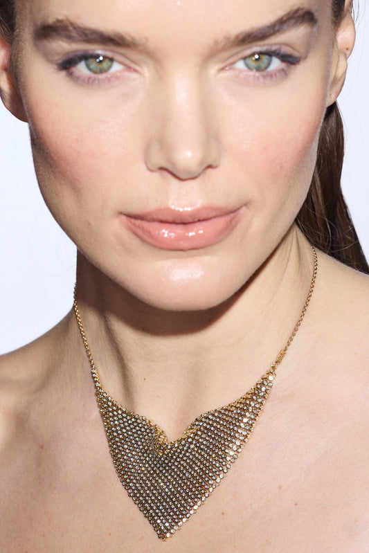 Disco Scarf Necklace