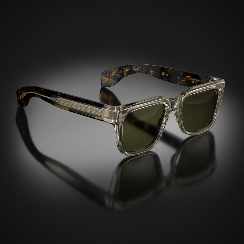 Model V Sunglasses x Wheat Crystal Frame