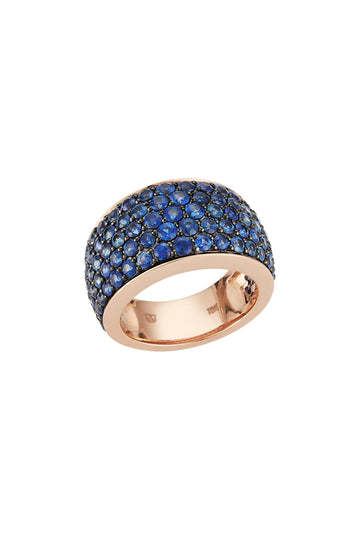 Lytton Blue Sapphire Wide Ring