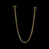 16" 5MM Open Link Necklace, Yellow Gold