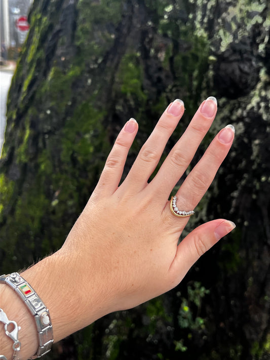 Mara Large Curved Ring I