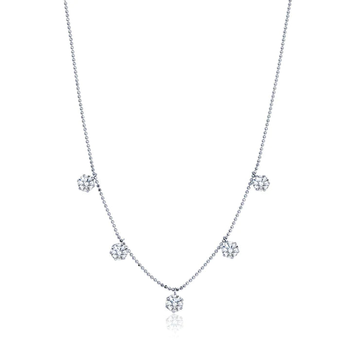 3.5ct Floating Diamond Necklace