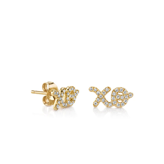 Large XO Studs
