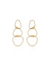 Fluid Diamonds Medium Chain Earrings