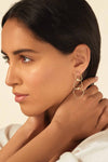 Fluid Diamonds Medium Chain Earrings