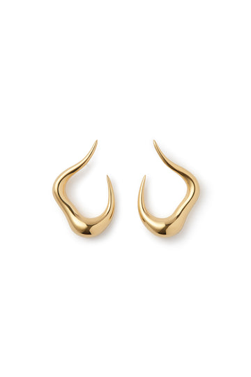 Bold Stream Open Small Earrings