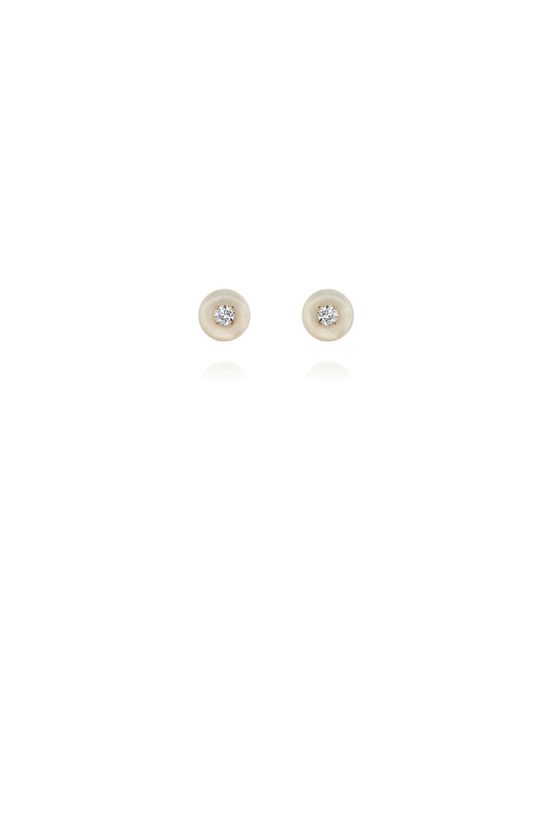 Small Orbit Studs- Mother of Pearl
