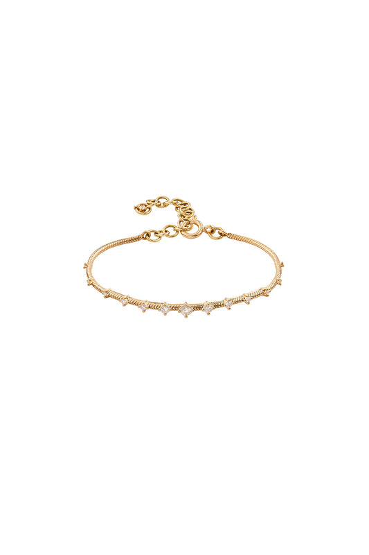 Diamonds on Chain Bracelet