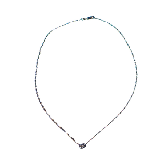 Oval Diamond Pendant