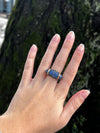 Large Blue Sapphire Vice Ring