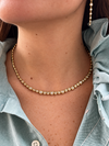 Nesting Gem Tennis Necklace