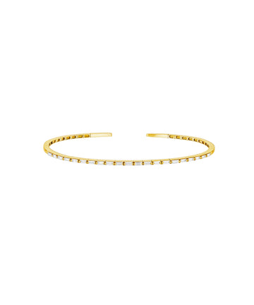 Classic Diamond Thin Bangle