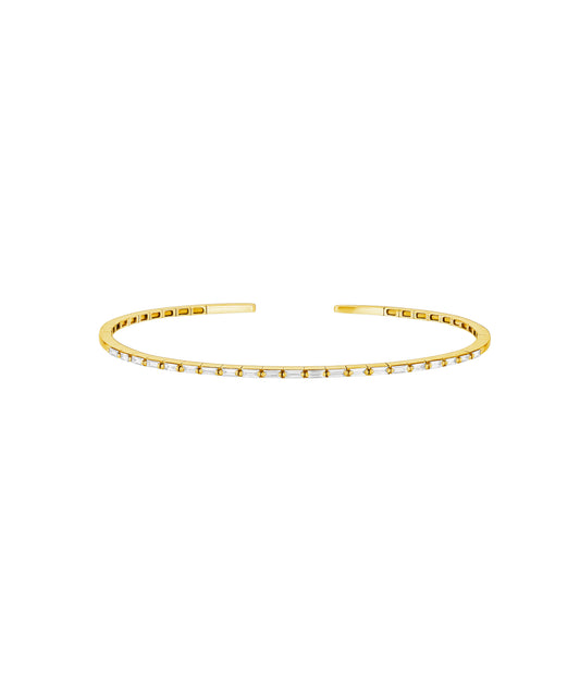 Classic Diamond Thin Bangle