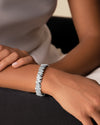 Classic Diamond Half Pave Cuff