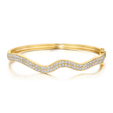 Rio Double Diamond Bangle
