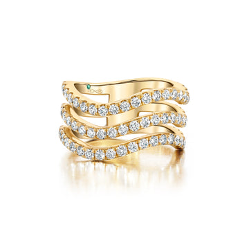 Rio Diamond Triple Band Ring