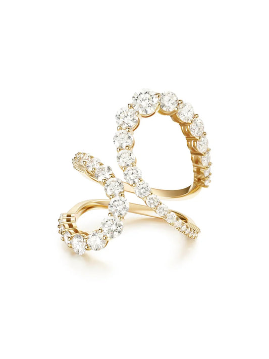 Aria Jane Ring with Diamonds