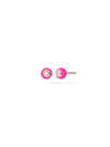 Audrey Stud Neon Pink with Diamonds - Small