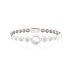 White Enamel Tennis Bracelet