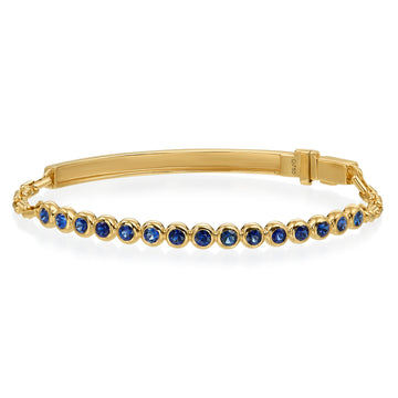 Blue Sapphire Moonlight Bracelet