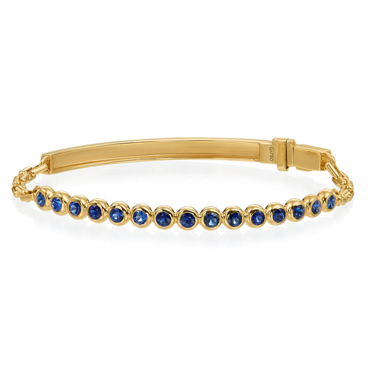 Blue Sapphire Moonlight Bracelet