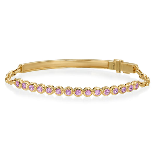 Pink Sapphire Moonlight Bracelet