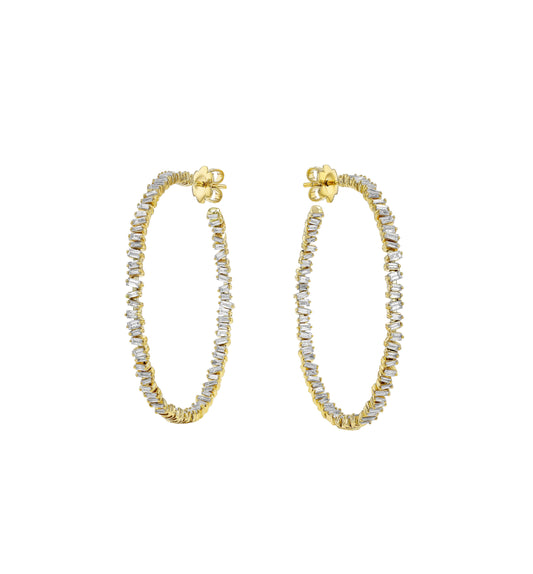 Classic Diamond Milli Hoops