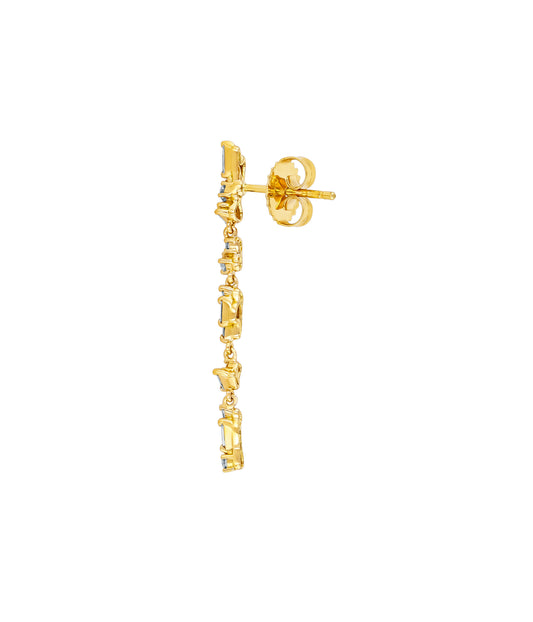 Classic Diamond Sparkler Drop Earrings
