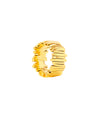 Solid Gold Jagged Wide Band