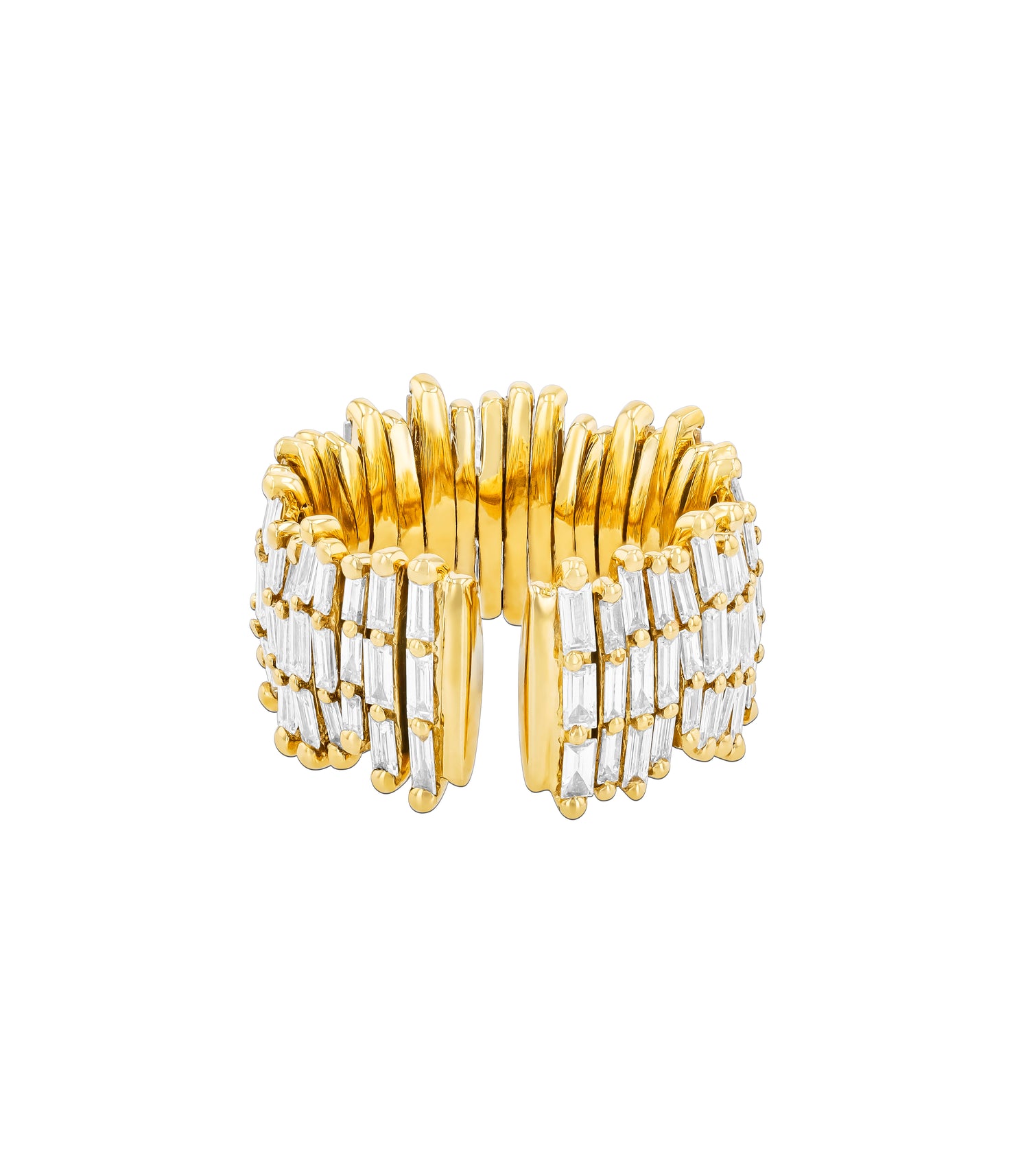 Classic Diamond Triple Row Eternity Band