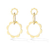 Bloom Drop Earrings with Pave Diamonds