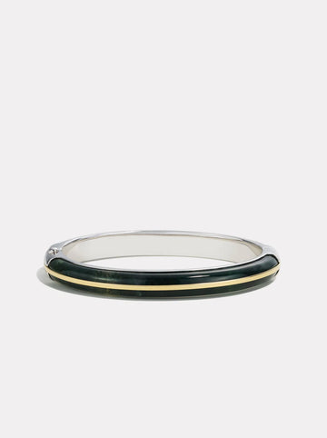 Essential Stacking Bangle Moss Agate