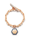 Saxon Diamond Chain Link Toggle Bracelet
