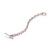 Saxon All Diamond Chain Link Toggle Bracelet