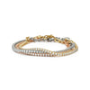 Classic 18K Yellow Gold and Diamond Tennis Bracelet