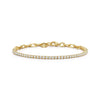 Classic 18K Yellow Gold and Diamond Tennis Bracelet