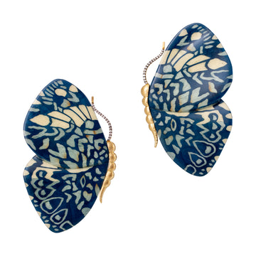 Blue Butterfly Earrings