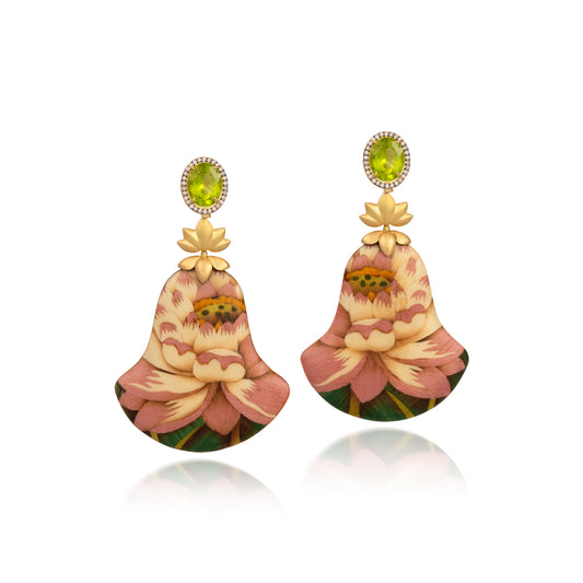 Double Sided Marquetry with Peridot