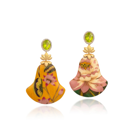 Double Sided Marquetry with Peridot