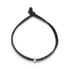 Double Wrapped Napa Leather Cord with Knot Closure