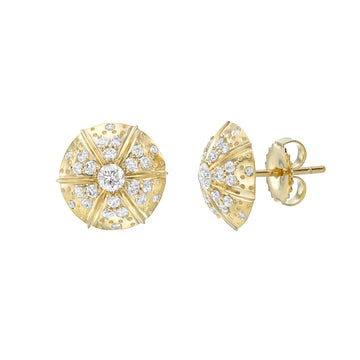 Button Earrings