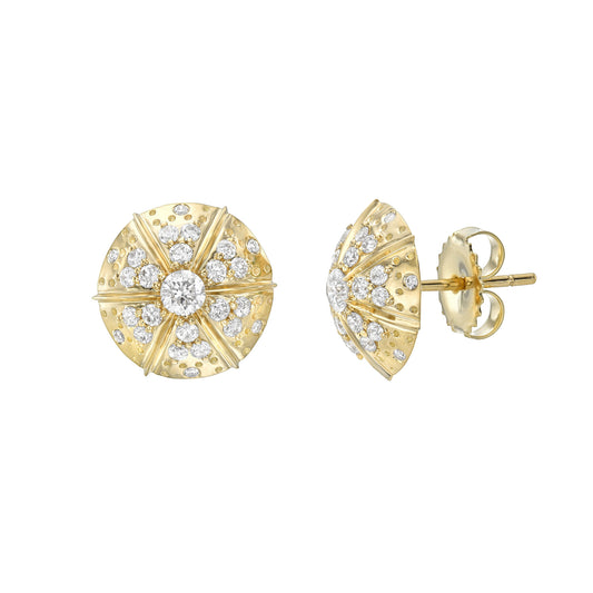 Button Earrings