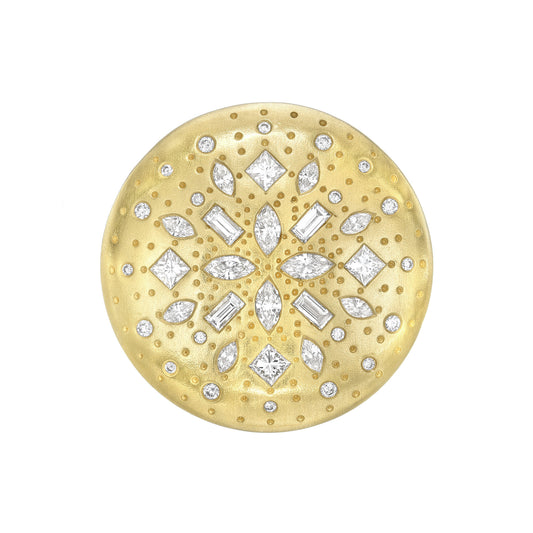 Diamond Medallion Ring