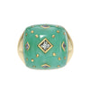 Sugarloaf Cosmic Lagoon Chrysoprase Ring