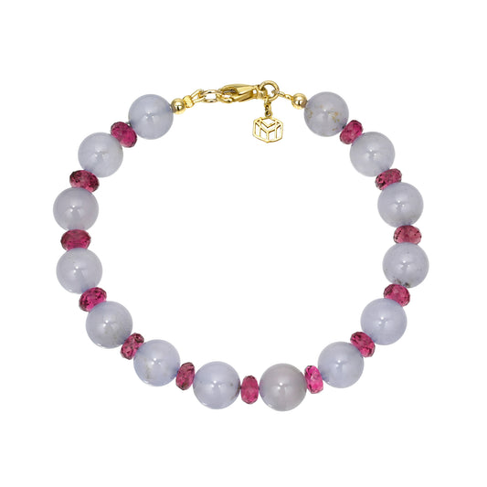 Crimson Sky Bead Bracelet