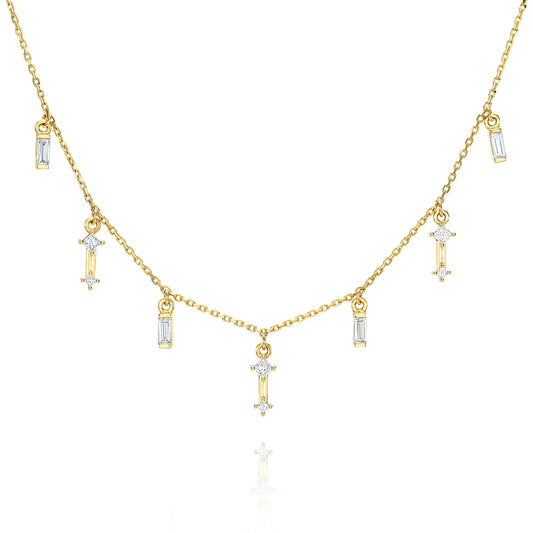 Light Ray Dangle Necklace